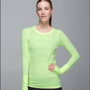 Lululemon long sleeve swiftly tech sz 6 new